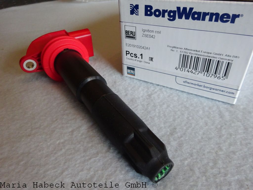 Beru ignition coil / spark plug connector Cayenne ZSE 042 Beru ignition coil / spark plug connector Cayenne ZSE 042