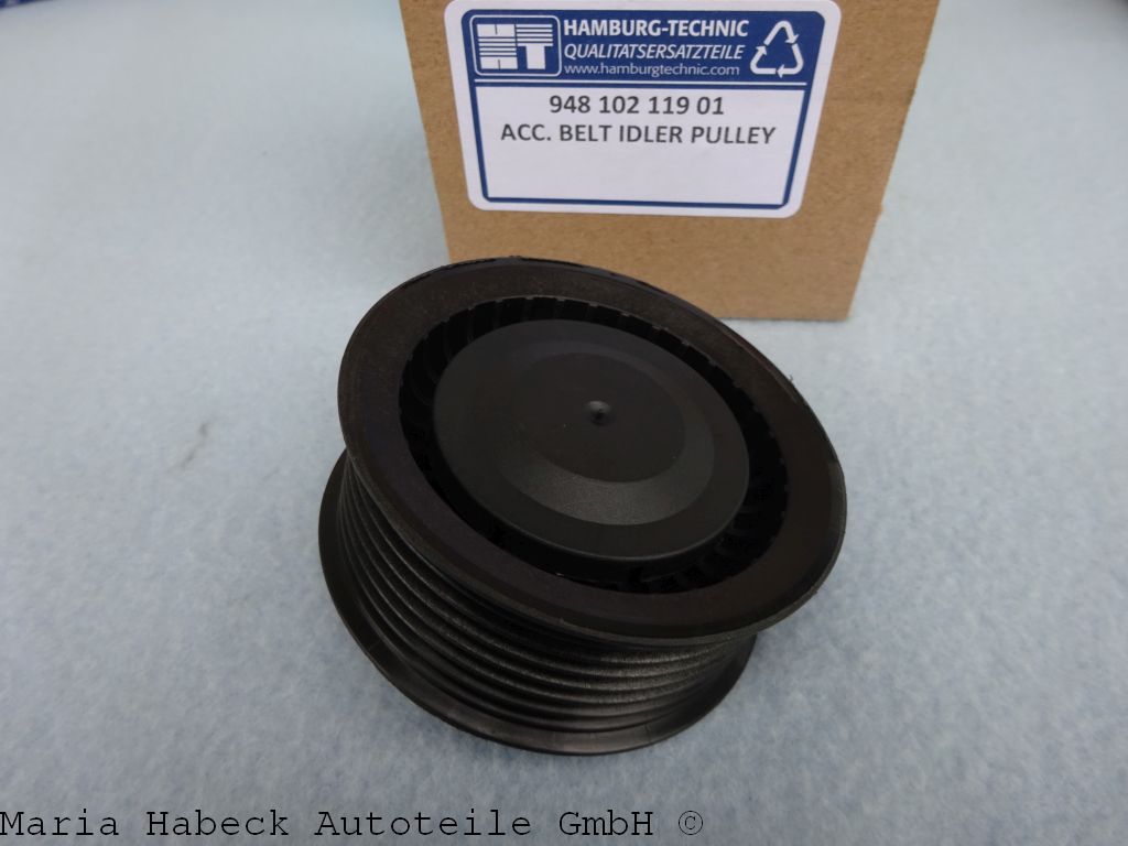 HT Umlenkrolle  Porsche Cayenne mit Befestigungsbolzen Schutzkappe 94810211901 HT Umlenkrolle  Porsche Cayenne mit Befestigungsbolzen Schutzkappe 94810211901