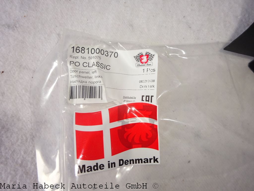 JP Außenschweller Porsche 911 links 591075 91150340105GRV JP Außenschweller Porsche 911 links 591075 91150340105GRV