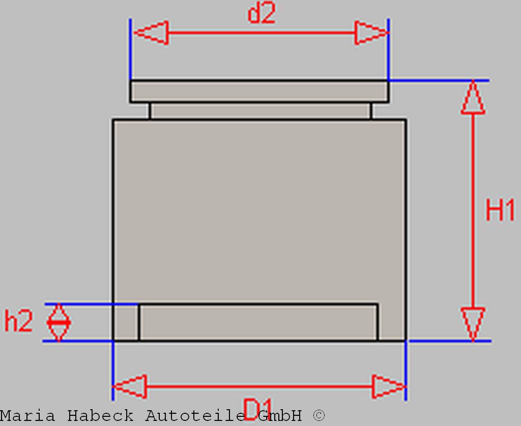 Budweg brake caliper replacement piston rear 3.2 Carrera  42 mm Budweg brake caliper replacement piston rear 3.2 Carrera  42 mm