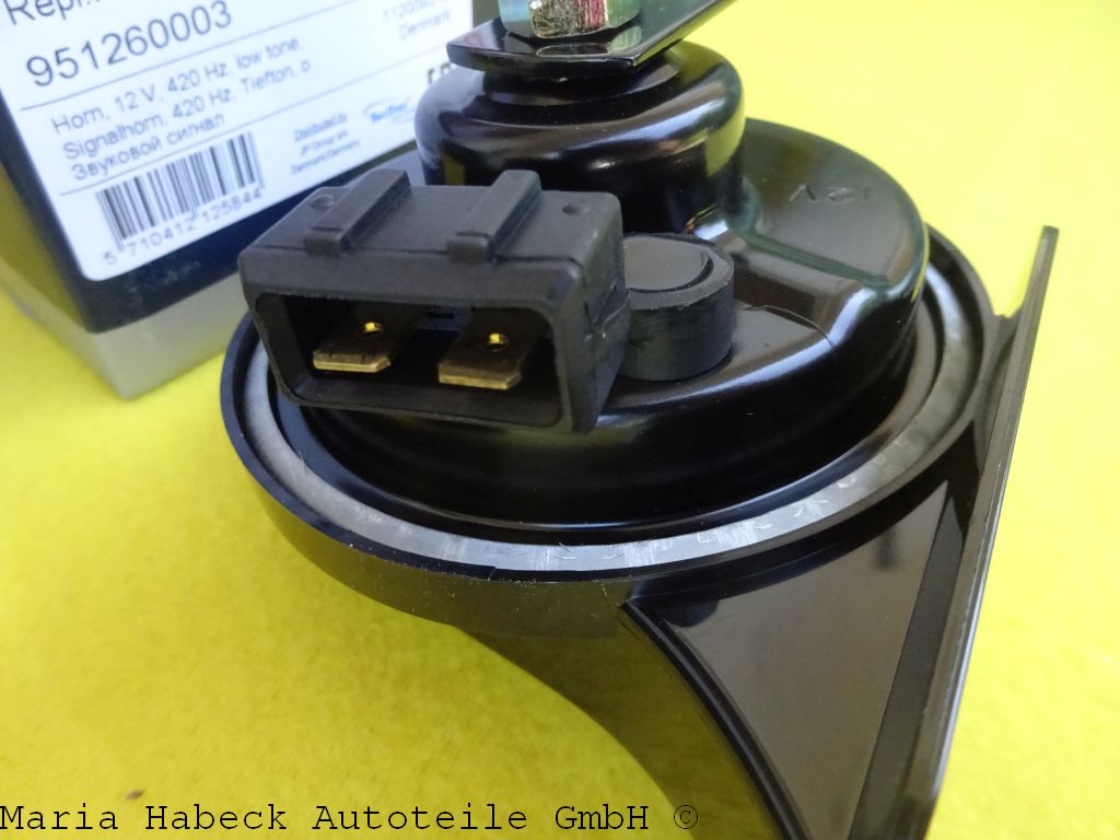 JP Horn SET high tone, low tone 510, 420 Hz all Porsche 911/ 944 91163510120 JP Horn SET high tone, low tone 510, 420 Hz all Porsche 911/ 944 91163510120