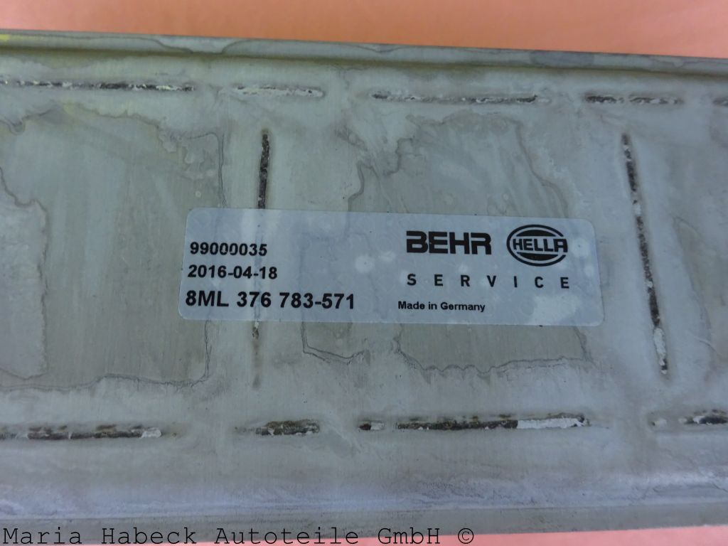 Behr Ladeluftkühler links  Porsche 997  Turbo 3,6 Turbo  GT2 / RS   99711063900