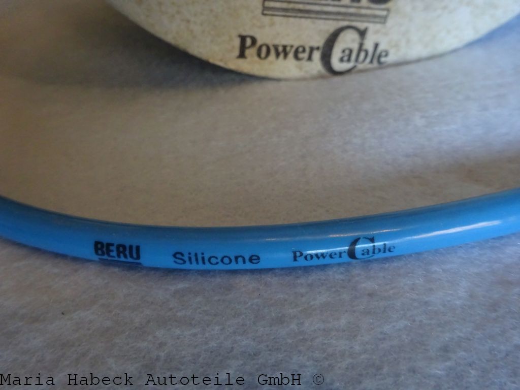 Beru Zündleitung Zündkabel Silicon Meterware 7 mm Blau Beru Zündleitung Zündkabel Silicon Meterware 7 mm Blau