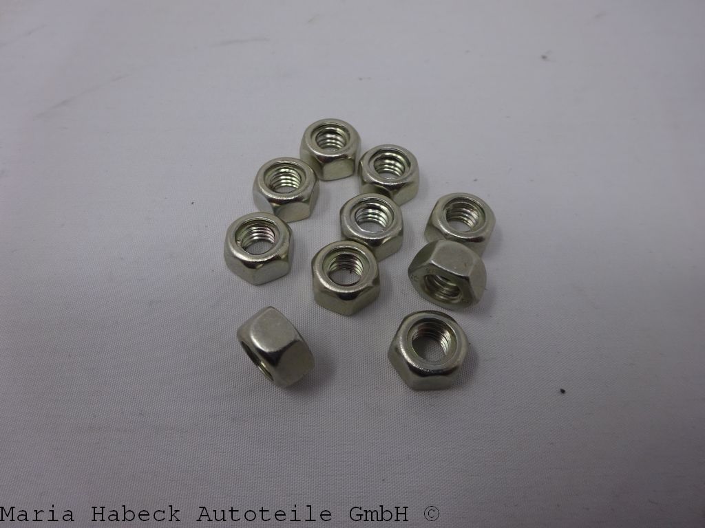 Schek all-steel lock nut set 10 M6 yellow pass.  99908409402 Schek all-steel lock nut set 10 M6 yellow pass.  99908409402