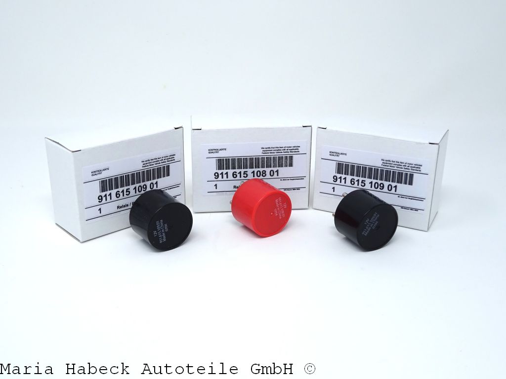 AIC Relay Set 1x Rot 2x Schwarz 911 91161510801 91161510901