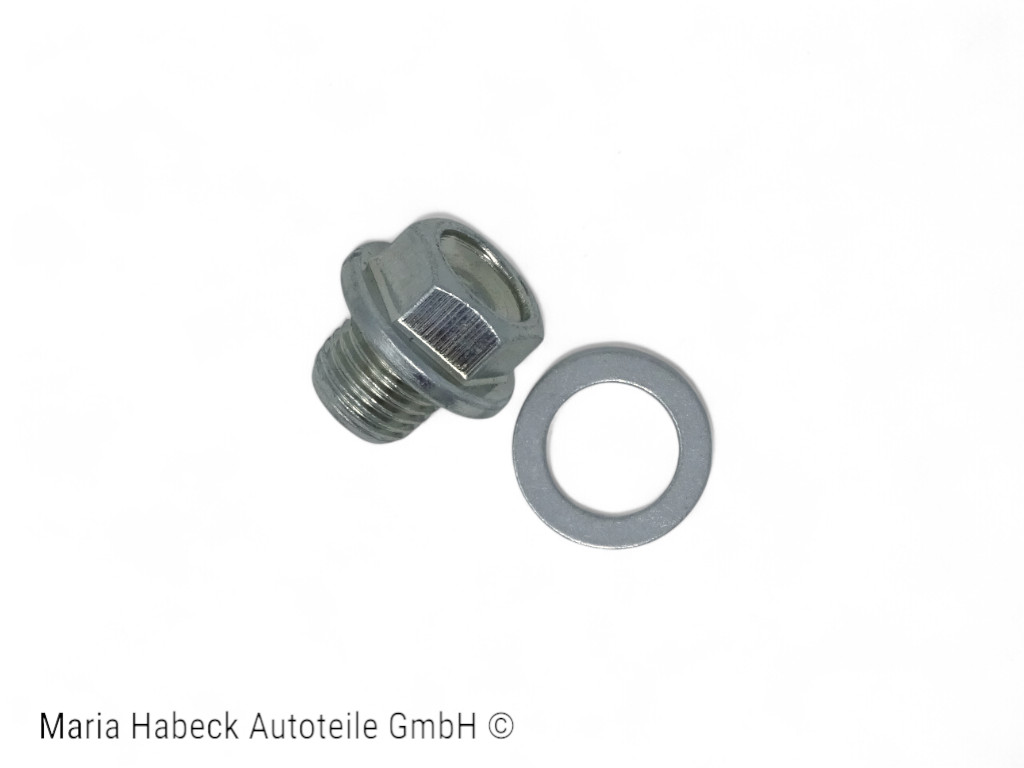 HT plug with sealing ring for front oil cooler M 14 x 1.5