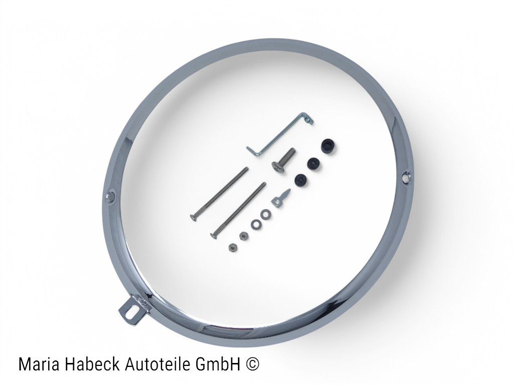 JP headlight ring chrome in Hella style for Porsche 356 / VW Beetle  64463111202