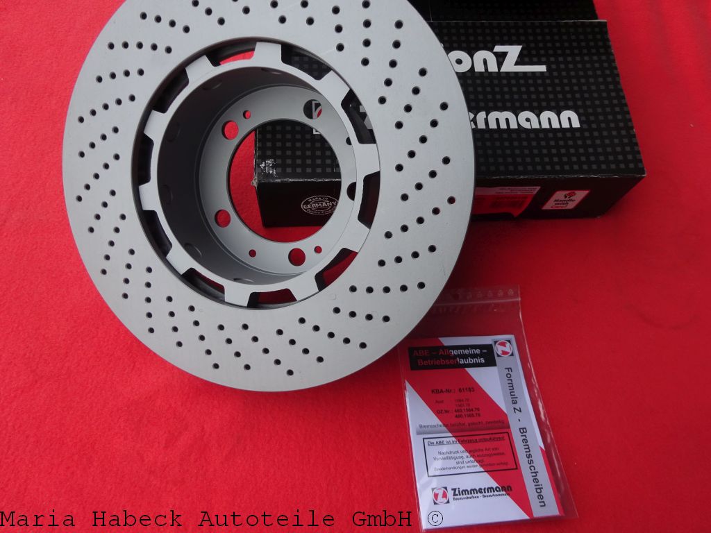 Zimmermann Bremsscheibe 993 Turbo / GT2 links VA Formula Z 460.1564.70 Zimmermann Bremsscheibe 993 Turbo / GT2 links VA Formula Z 460.1564.70