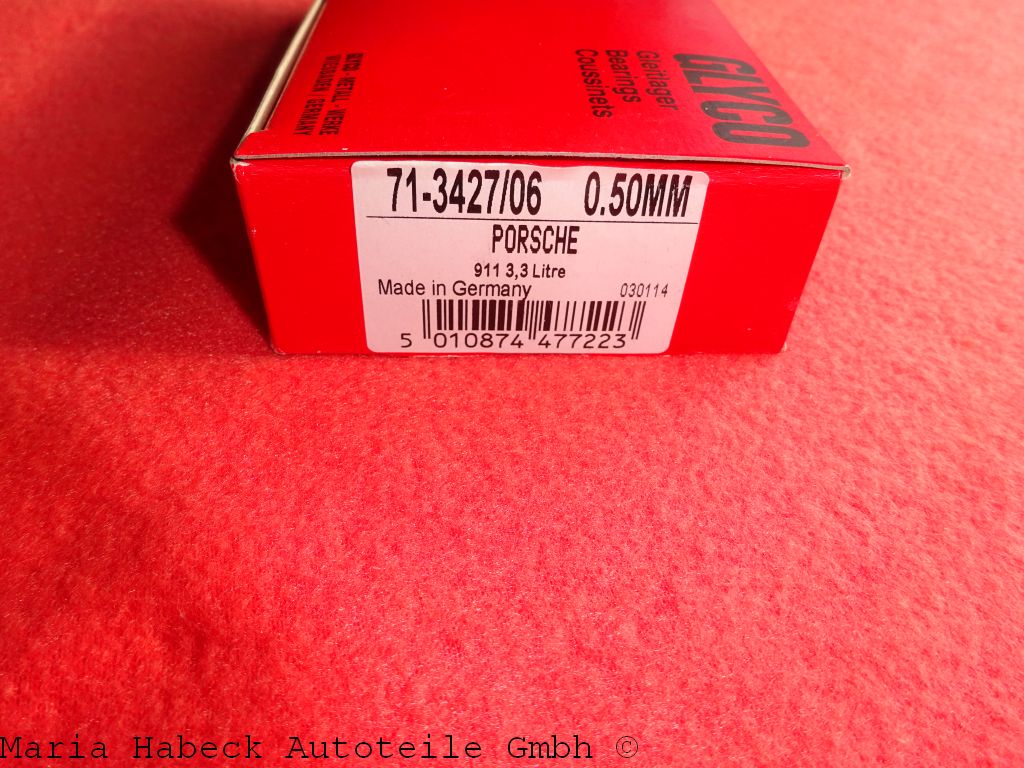 Glyco Pleuellagersatz + 0,50  Porsche 3,2-3,6  84-93   71-3427/6    93010314760 Glyco Pleuellagersatz + 0,50  Porsche 3,2-3,6  84-93   71-3427/6    93010314760