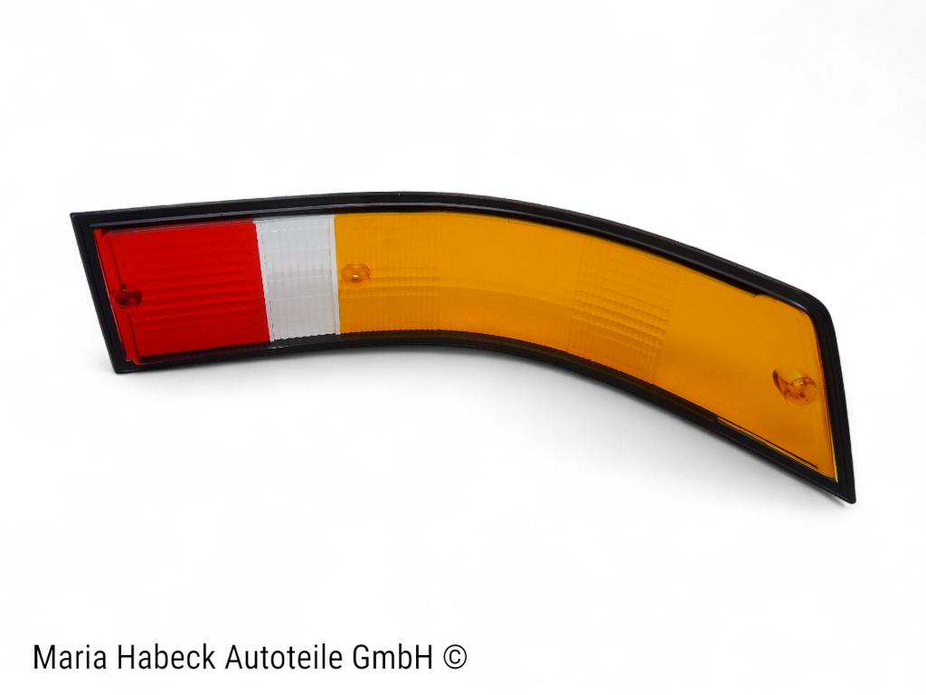 TMP Blinker glass rear left EU black w/ screws Porsche 911 yr 72-89  91163194900