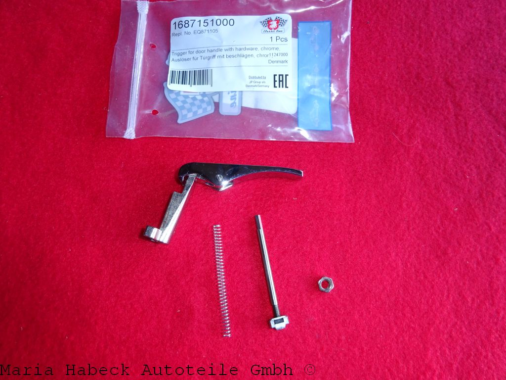 JP door handle release / door opener chrome Porsche 911 1687151000 91159806100