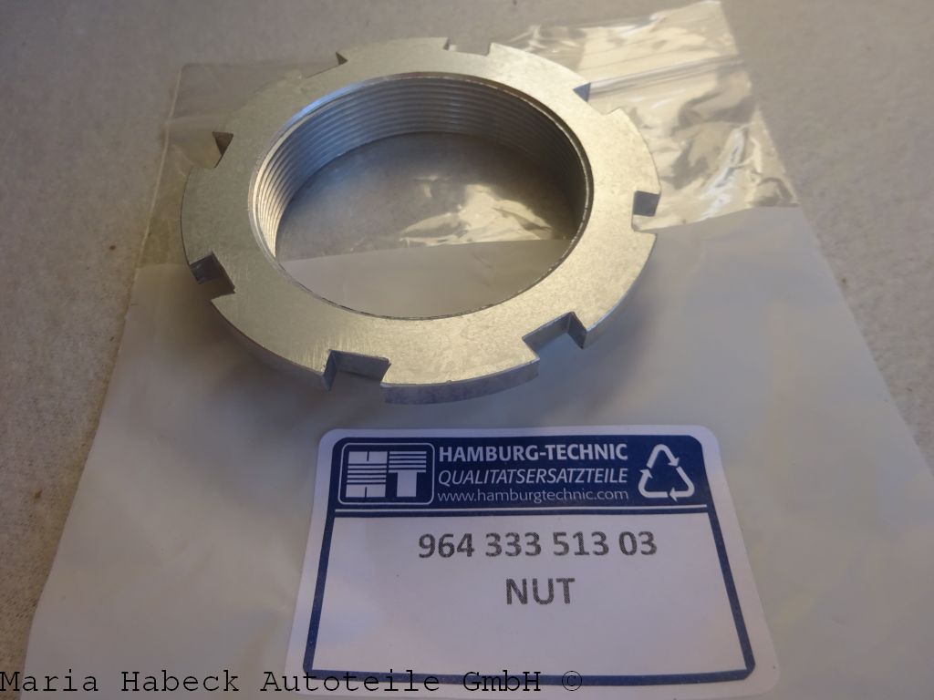 HT adjusting nut for shock absorber rear axle 964 96433351303