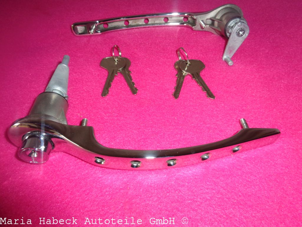 JP door handle set m. Holes chrome left / right 911 Bj. 65-67