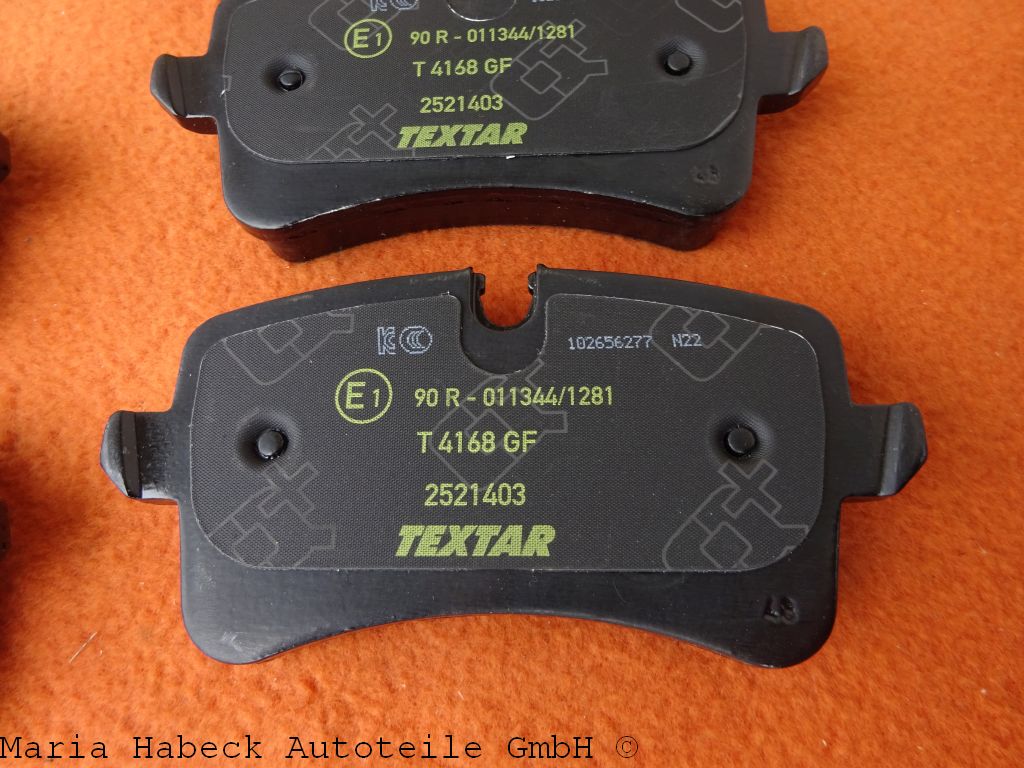 Textar Bremsbelag Macan 95B hinten   2521403