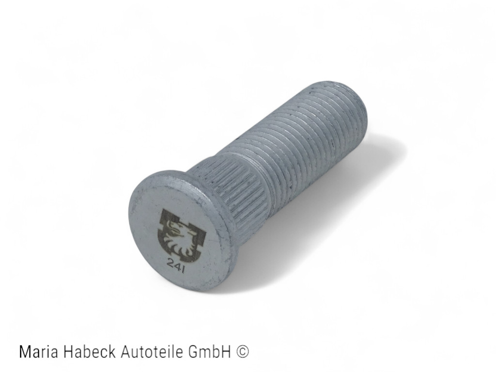 Set 5 Stck. JP Radbolzen Standard Länge Gesamt 45 mm für Porsche  90434167100