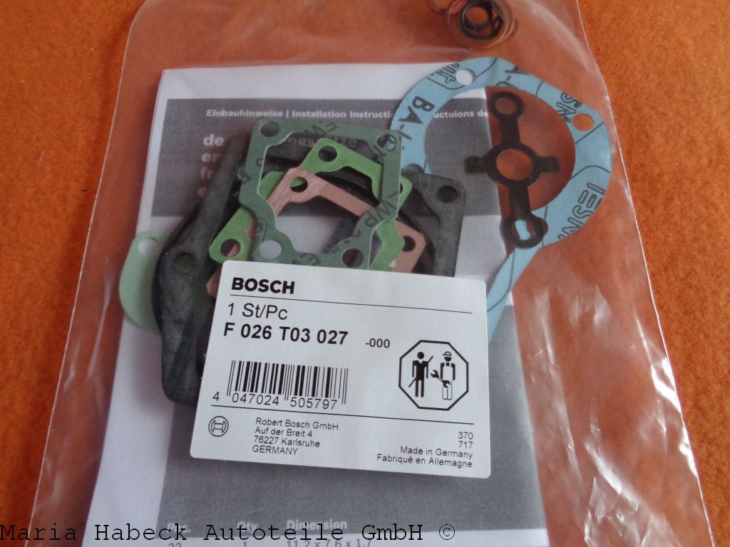 Bosch Dichtungssatz Reglergehäuse für MFI   F026T03027 Bosch Dichtungssatz Reglergehäuse für MFI   F026T03027