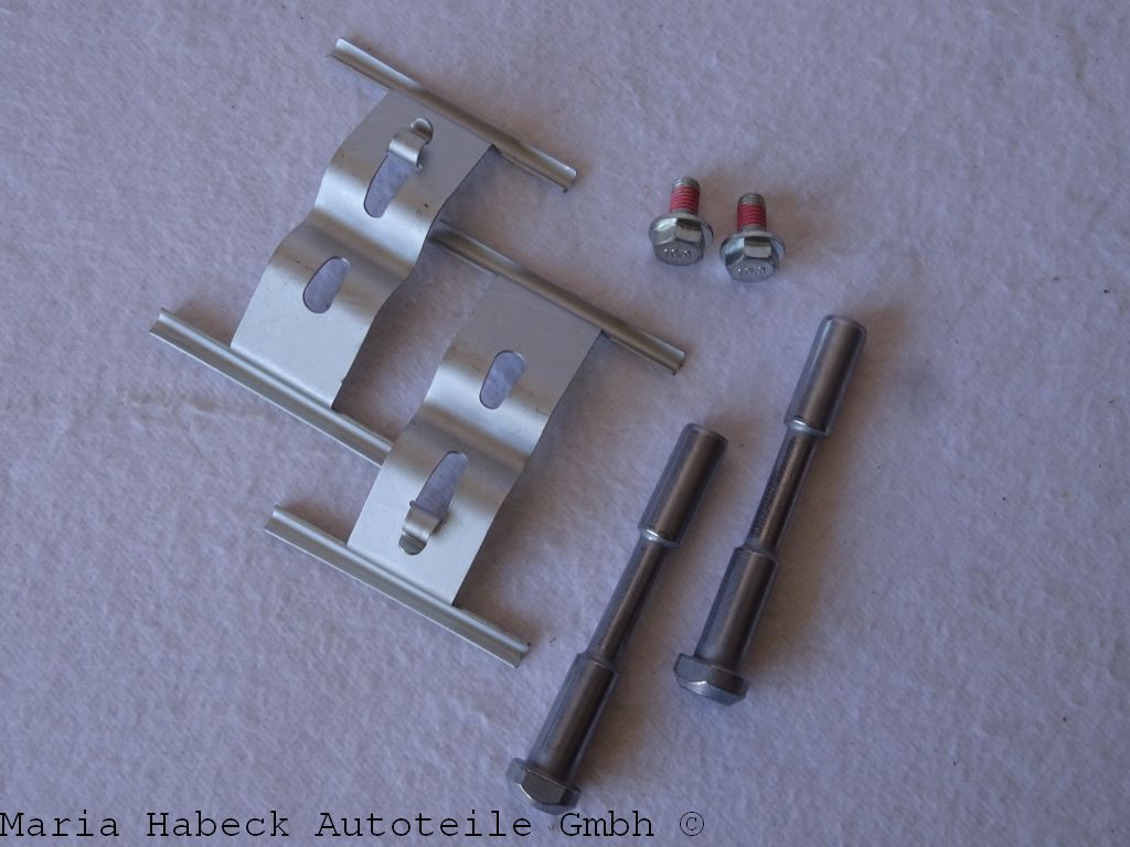 HT Spring plates + retaining pins Brake lining Porsche VA 996 997 Cayman 9963519