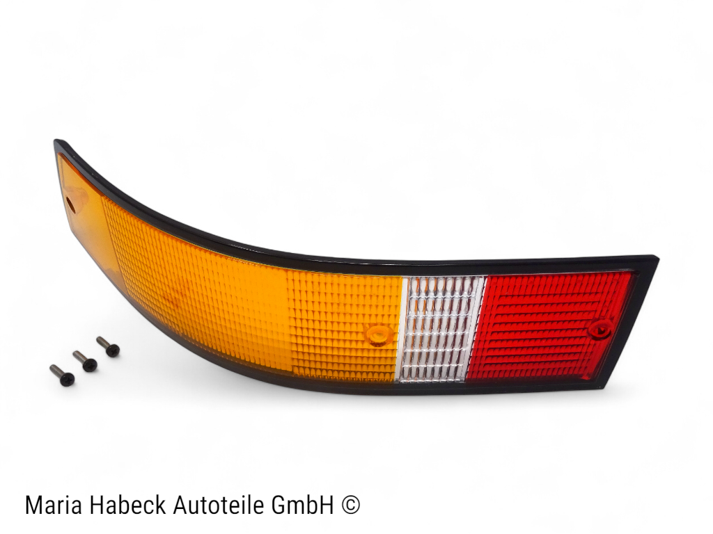 TMP Blinkerglas hinten links EU Schwarz kpl. Porsche 911 Bj. 72-89 91163194900 TMP Blinkerglas hinten links EU Schwarz kpl. Porsche 911 Bj. 72-89 91163194900