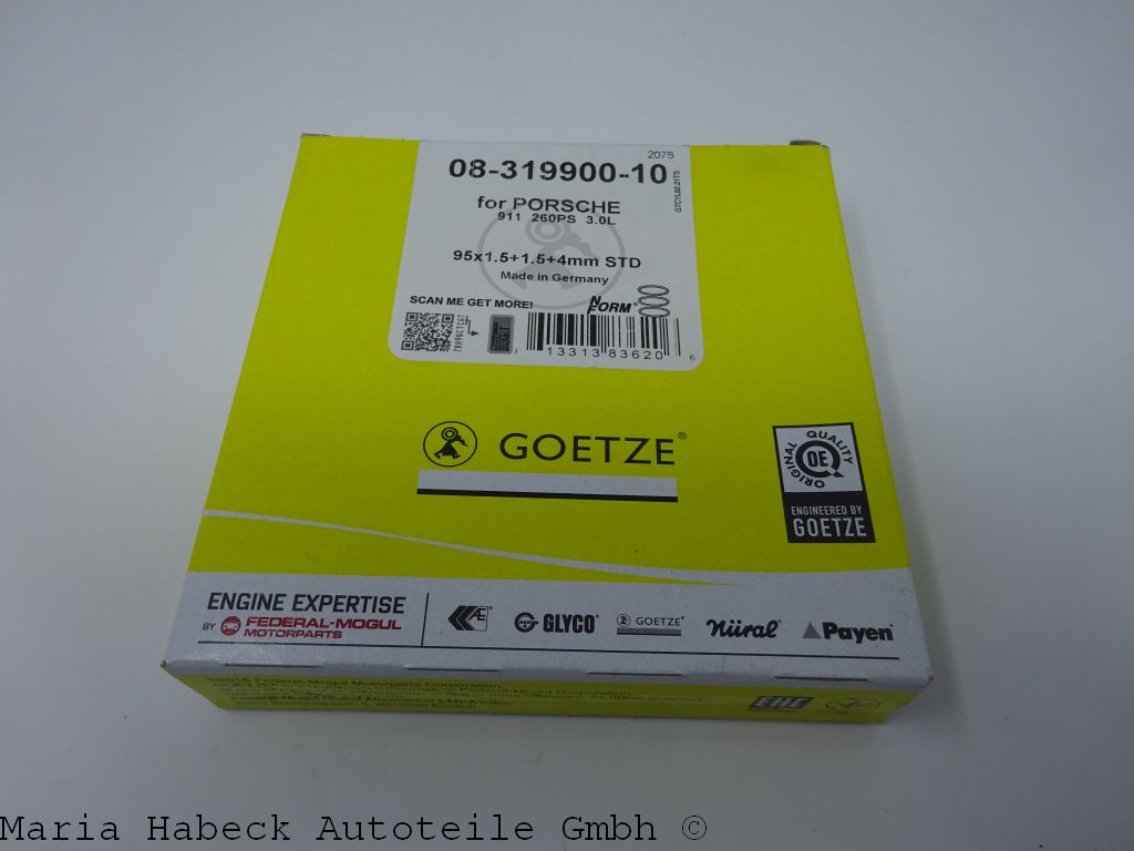 Götze Kolbenringsatz  Porsche  911 3,0 Turbo   08-319900-10  93010395900