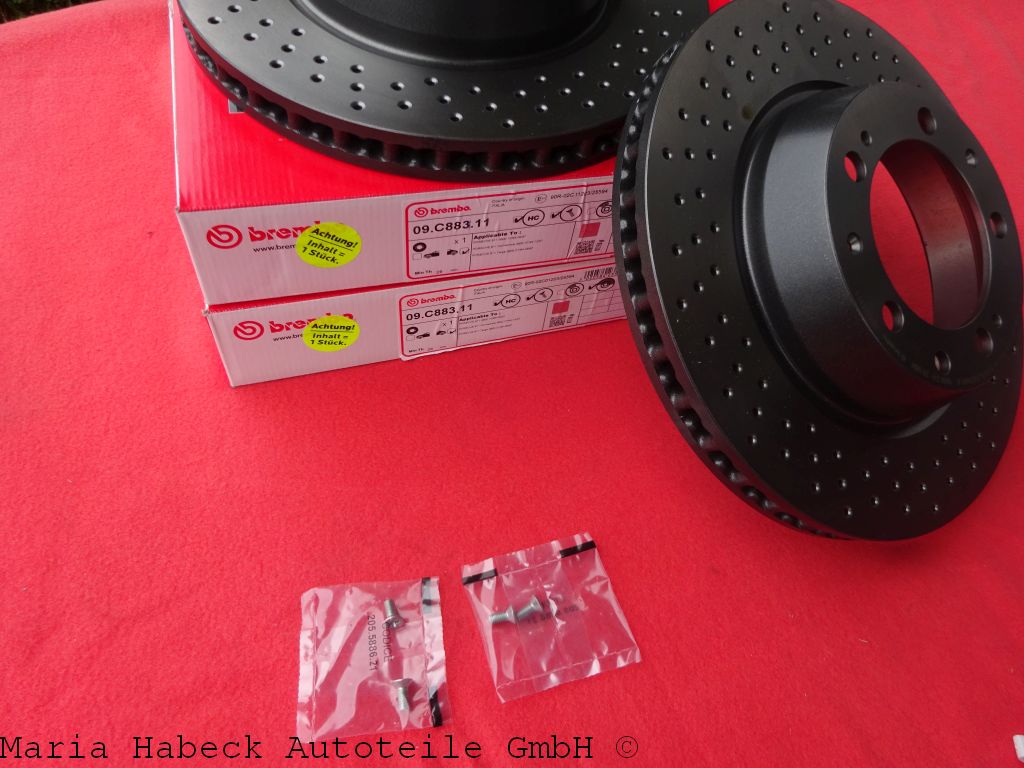 Brembo Bremsscheiben SET Porsche  993 Turbo HA   09.C883.11 Brembo Bremsscheiben SET Porsche  993 Turbo HA   09.C883.11