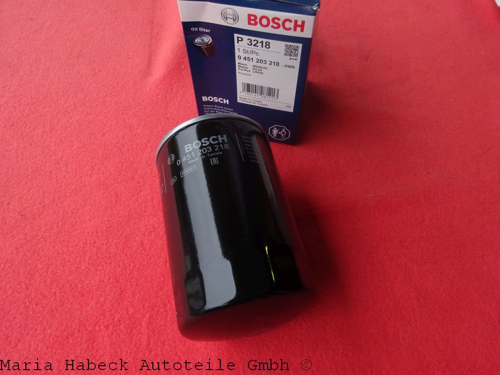 Bosch oil filter 0451203218 Porsche 911 / 964 1972 - 1993 93010776403 Bosch oil filter 0451203218 Porsche 911 / 964 1972 - 1993 93010776403