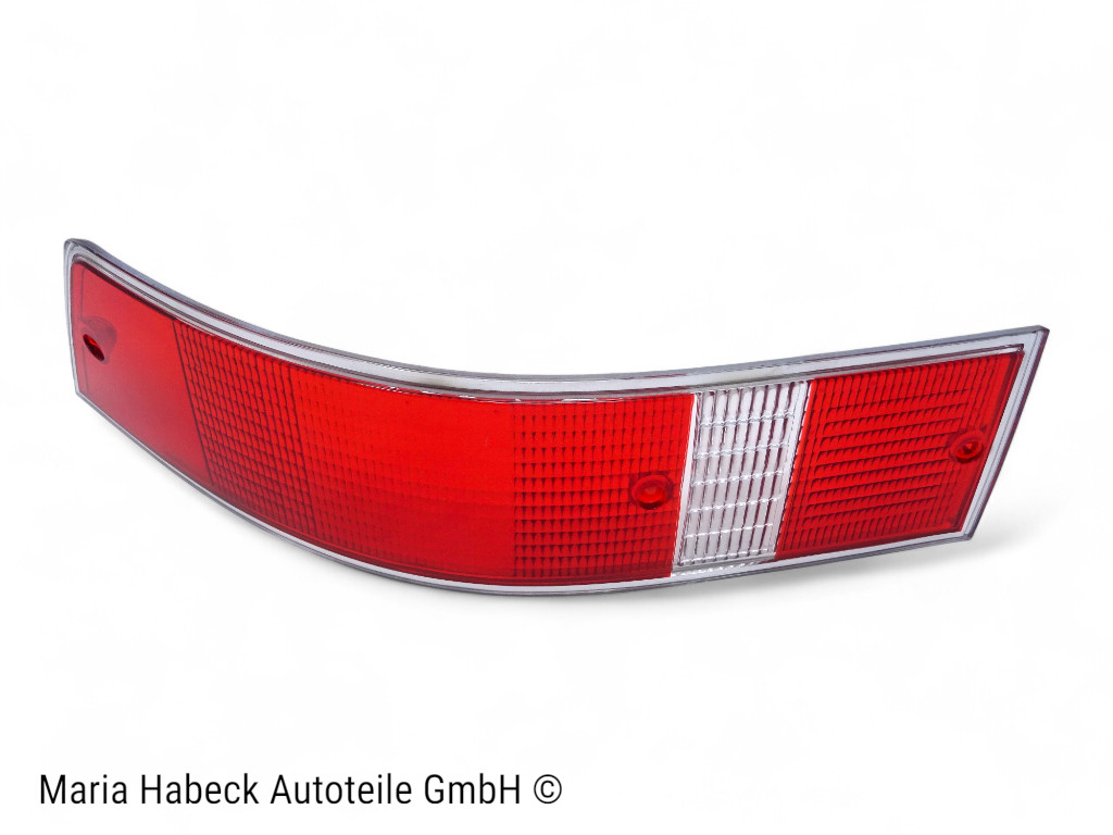 TMP Blinkerglas hinten links US Chrom kpl.  Porsche 911 Bj. 69-89  90163190504