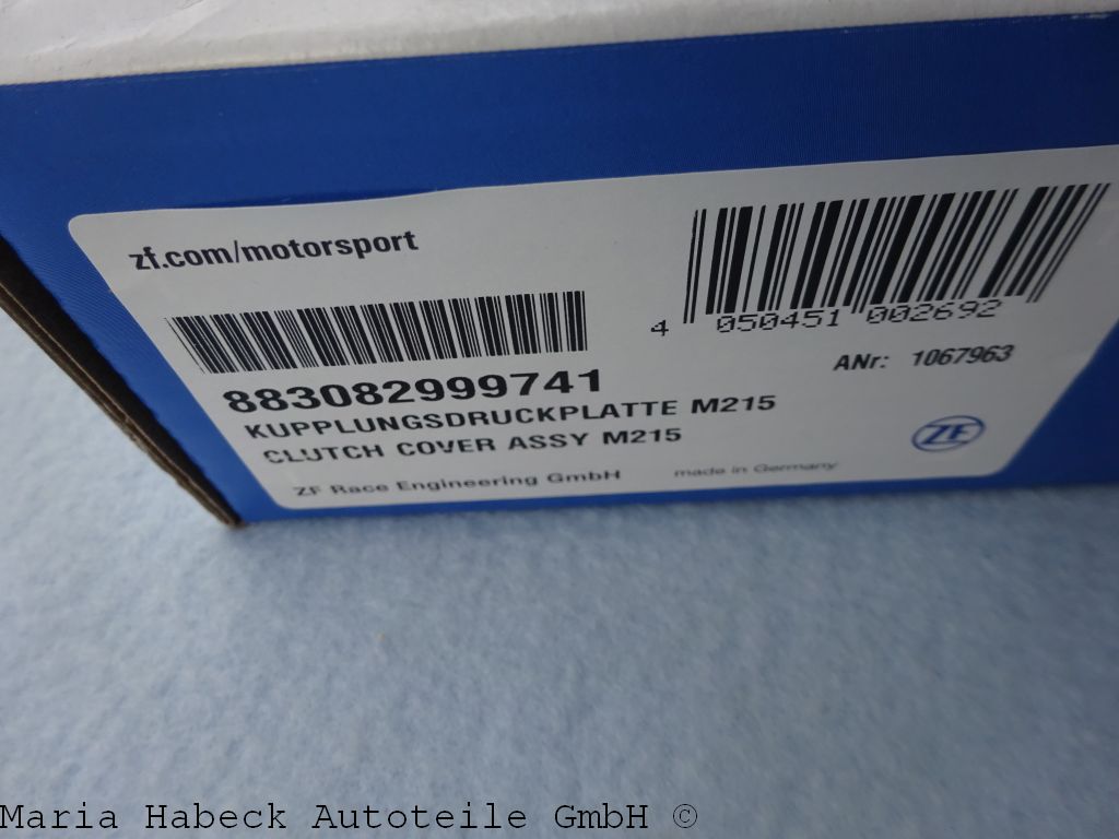 Sachs Clutch Pressure Plate ZFRace 215mm all 2,0L  88 3082 999 741 Sachs Clutch Pressure Plate ZFRace 215mm all 2,0L  88 3082 999 741