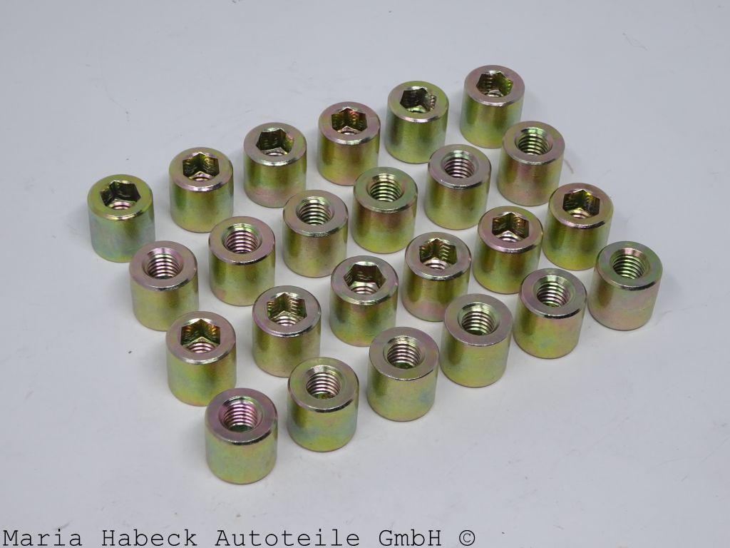 Set 24 Stck. HT Zylinderkopfmuttern M10 alle Porsche 911 / 930  90110438202