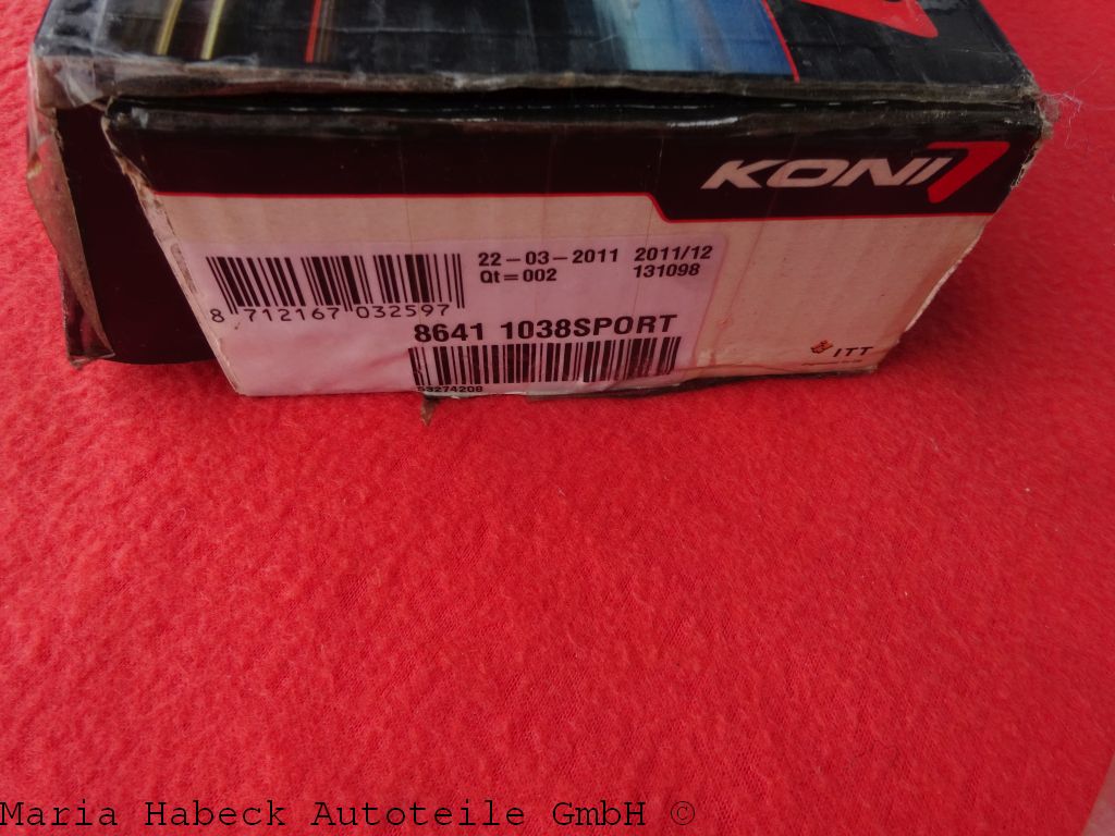 Koni Shock Absorber Front Set Yellow Adjustable Sport Porsche 944 VA 8641 -1038