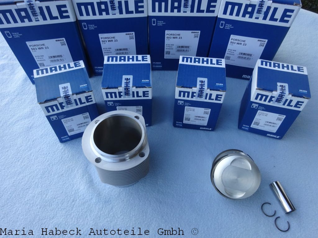 Mahle piston and cylinder SET 4 Porsche 356 / 912 90PS 5040190 61610390490 Mahle piston and cylinder SET 4 Porsche 356 / 912 90PS 5040190 61610390490