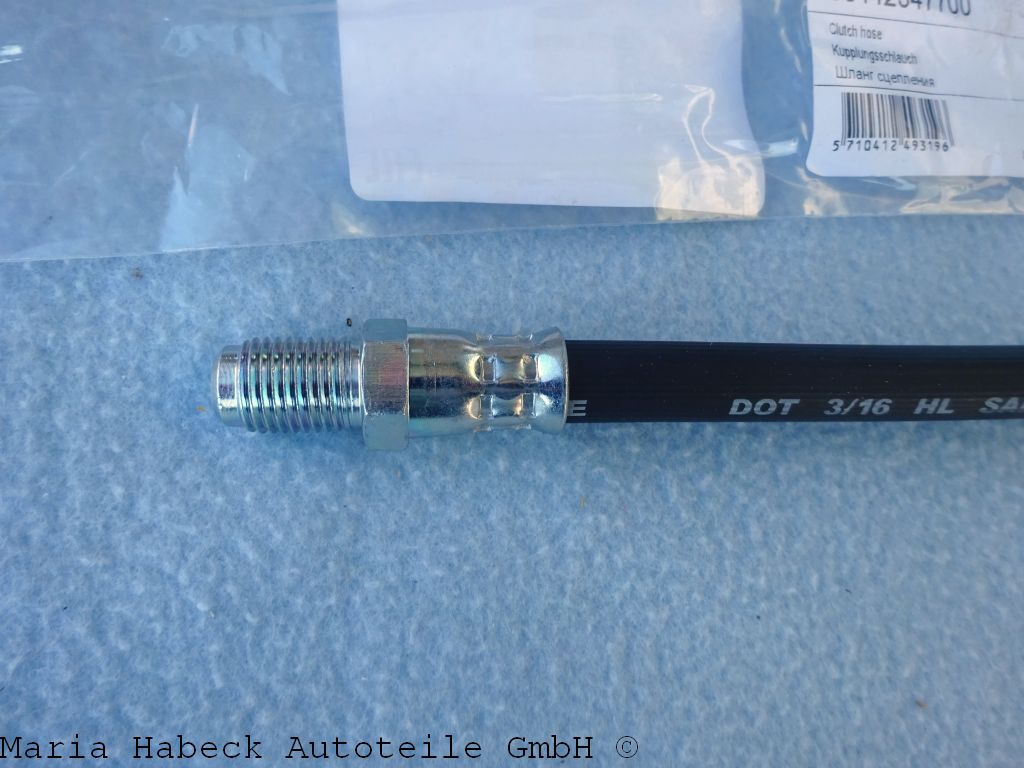 JP rear clutch hose all Porsche 964 / 993 96442347700