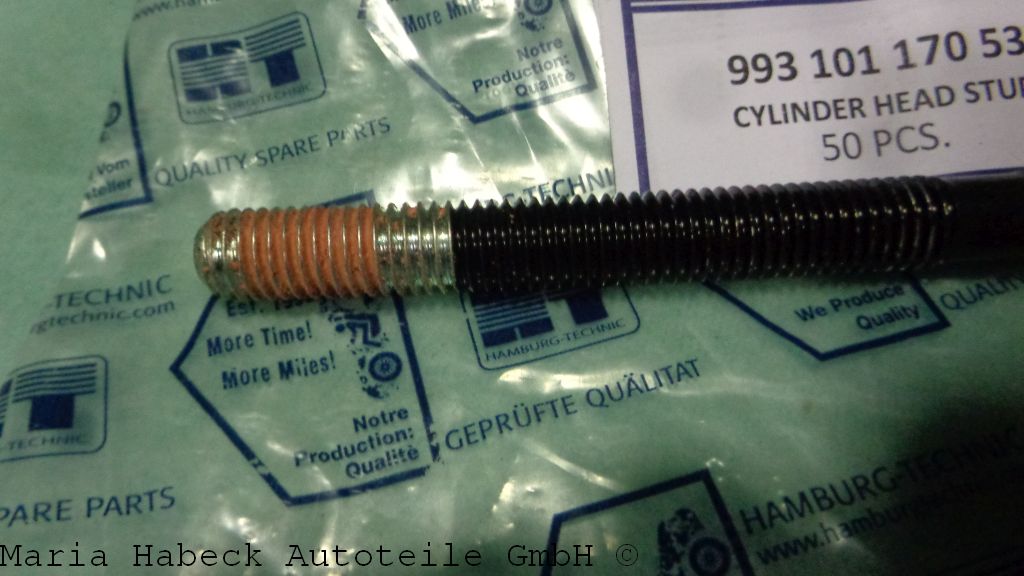 HT Cylinder head stud steel 993 design 911/964/993 99310117053