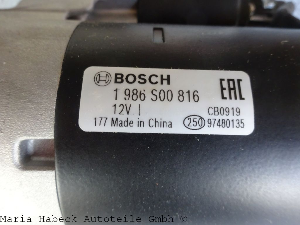 Starter Porsche Panamera 3.0 3.6 4.8 Hybrid S S4 Executive GTS Turbo Bosch 0001