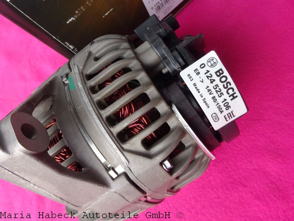 Bosch Alternators for Porsche 997/987    0 124 525 106 Bosch Alternators for Porsche 997/987    0 124 525 106