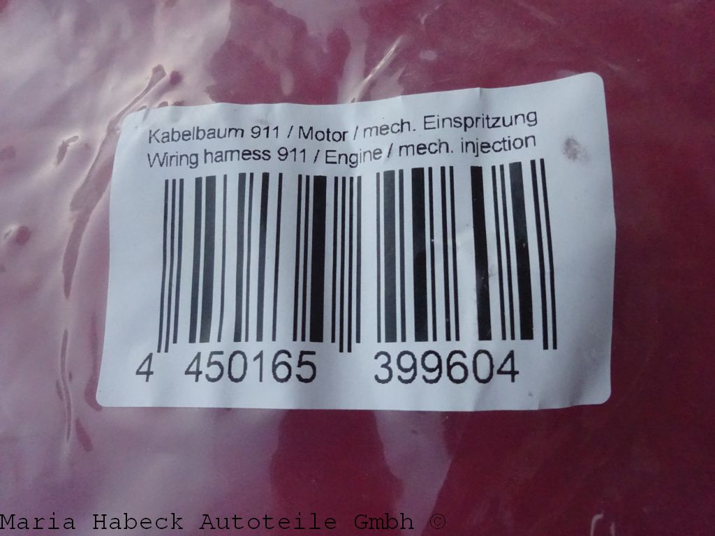 Stilcars Kabelbaum Motor  für Porsche 911 2,2 / 2,4  / 2,7 MFI  91161201720