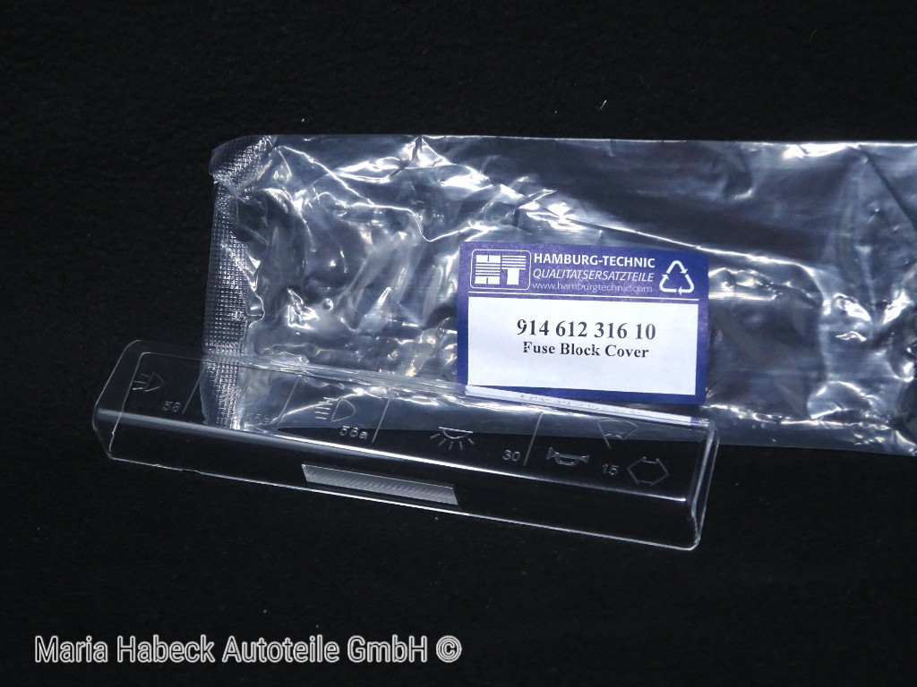 HT Sicherungskasten - Deckel Porsche 914 91461231610 HT Sicherungskasten - Deckel Porsche 914 91461231610