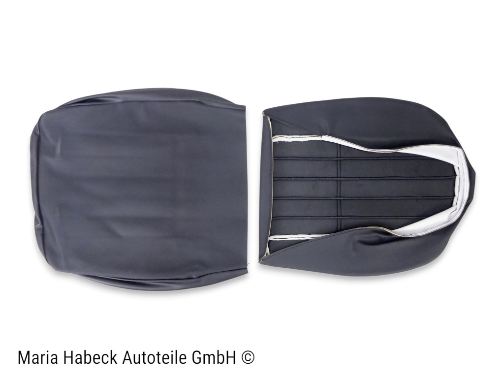 S-Trim Sitzbezug Vinyl Flechtnarbe schwarz Porsche 911/912 Bj. 66-73 90152100110