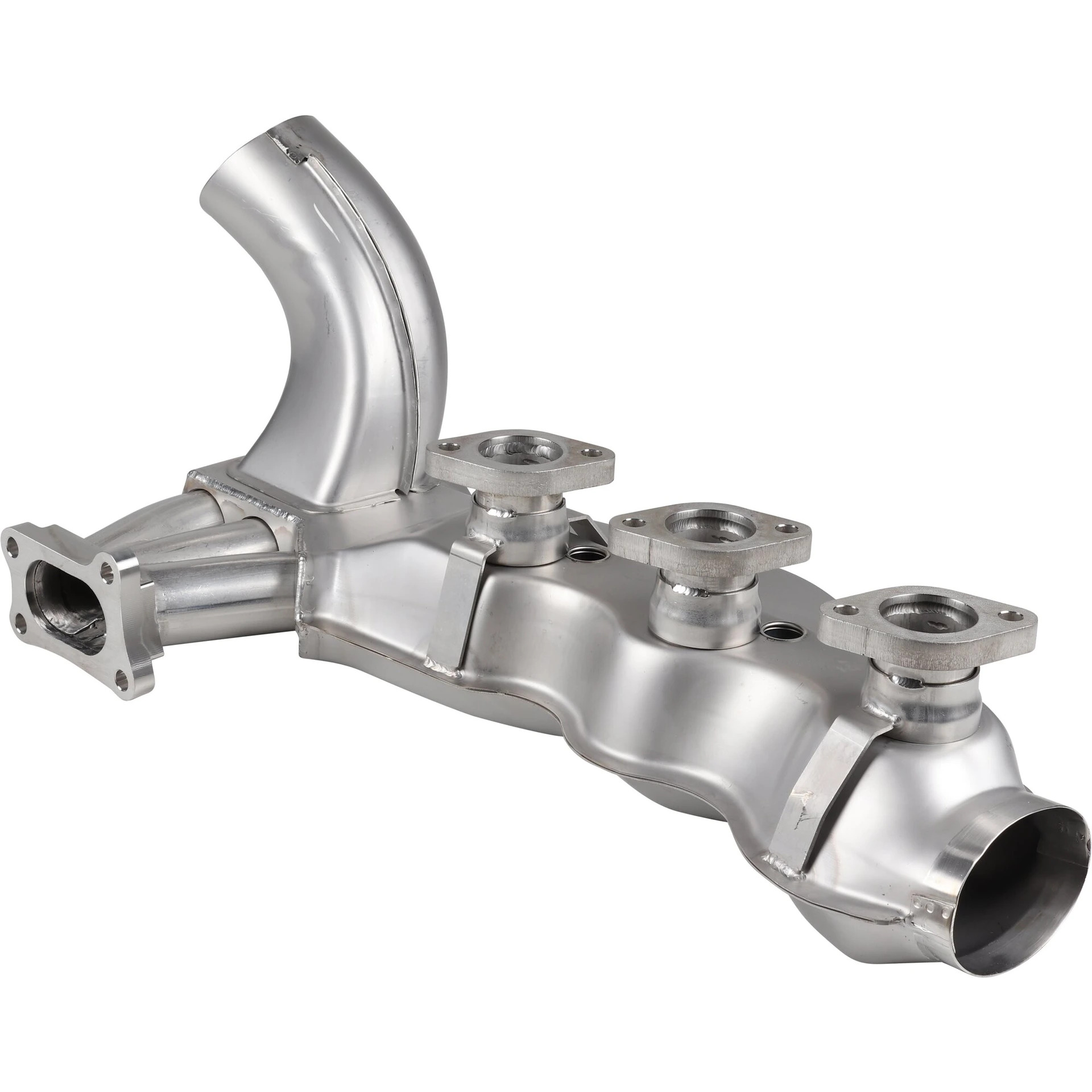 JP heat exchanger stainless steel right for Porsche 964 91024S 96421104004