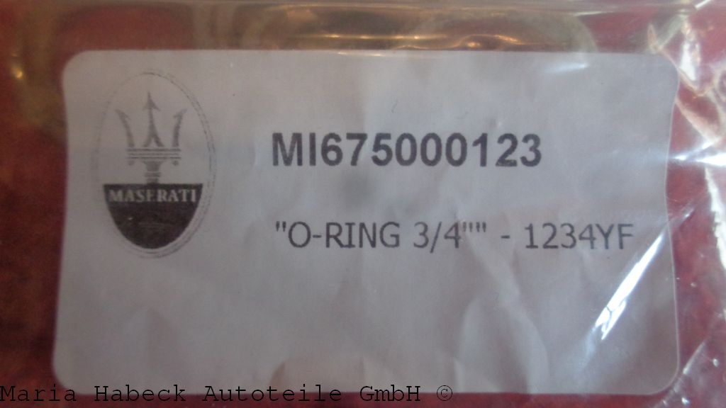 Maserati O-RING 3/4" - 1234YF  675000123