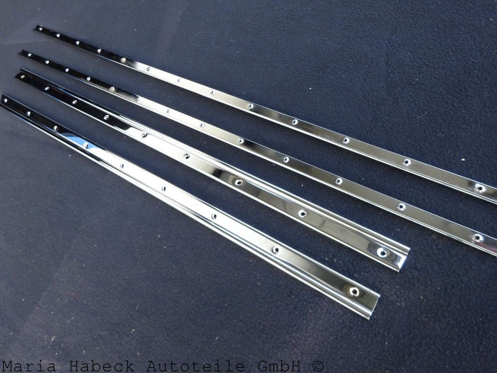 S-Trim Einstiegsleisten Alu SET  für Porsche 356 A / B / C  64455111700