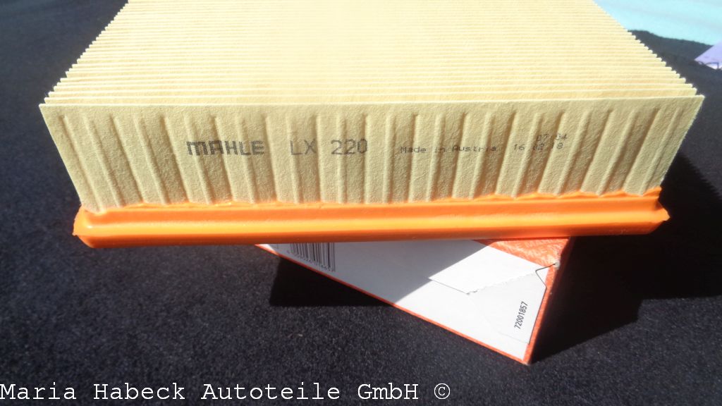 Mahle air filter insert Porsche 924 year 75-85 LX220 021129620