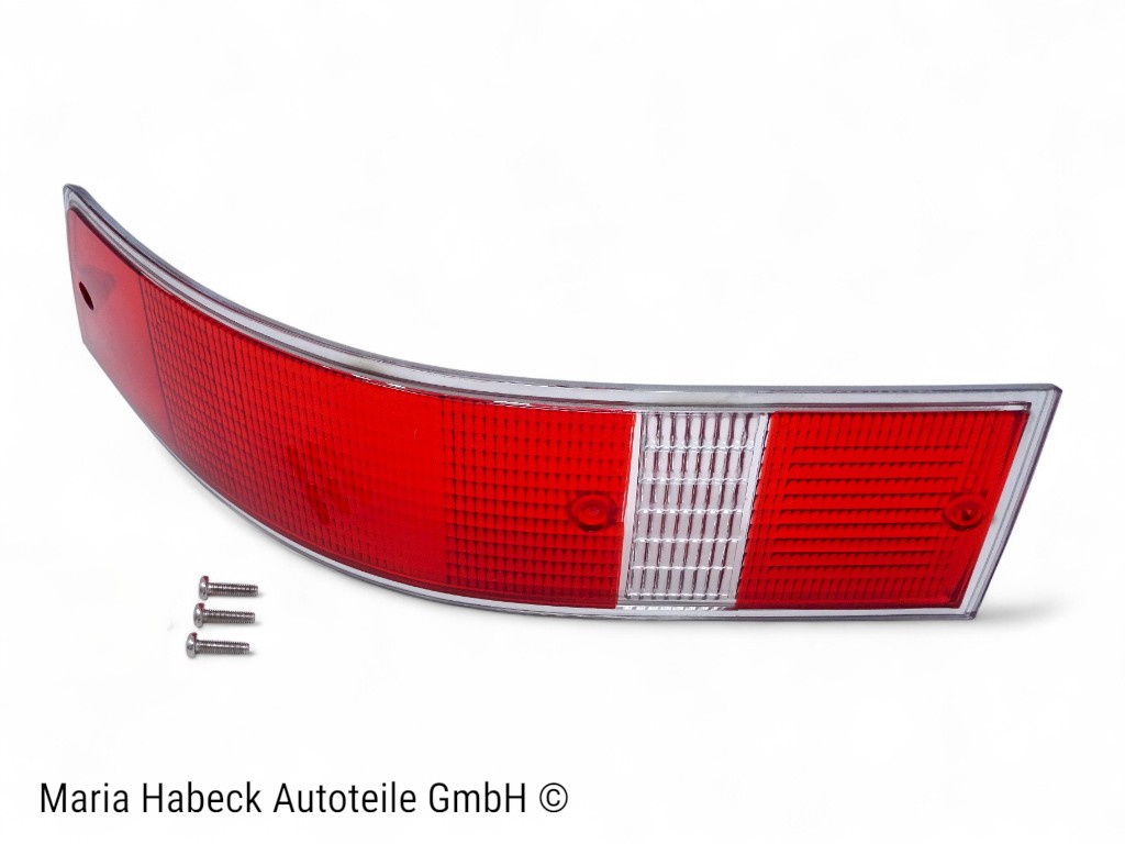 TMP Blinkerglas hinten links US Chrom kpl. Porsche 911 Bj. 69-89 90163190504 TMP Blinkerglas hinten links US Chrom kpl. Porsche 911 Bj. 69-89 90163190504