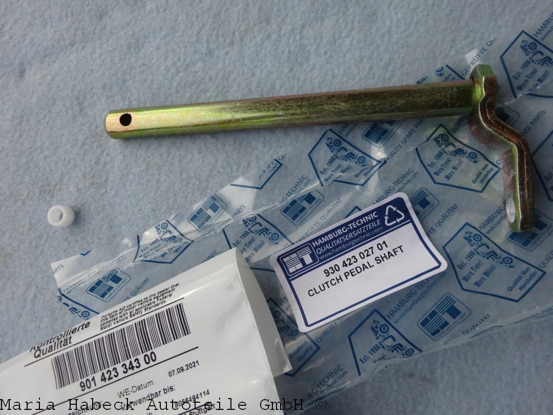 HT Welle Kupplungspedal SET m. Buchse  für Porsche 911 Bj. 74-86  93042302701